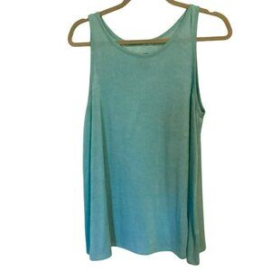 Sonoma Goods For Life Tank Top Flowy Lightweight Women's Sz Large Turquoise Cool